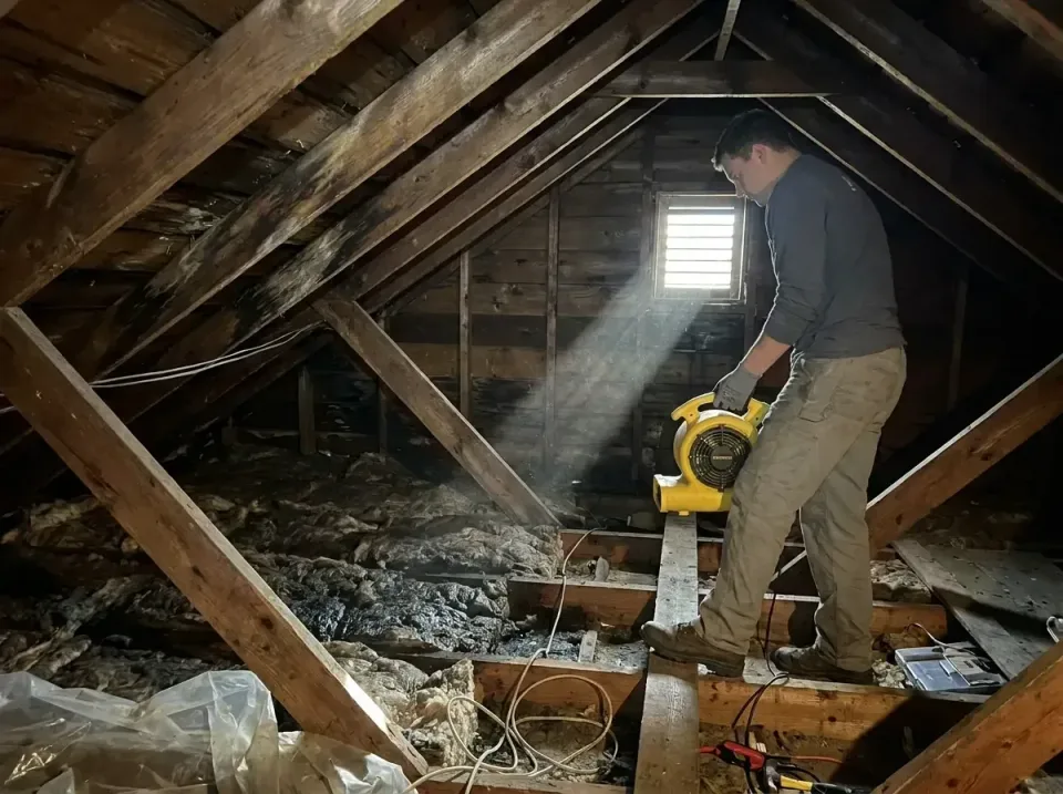 attic-water-damage-drying-proc-007 — frequently asked questions, Emergency Water Extraction & 24/7 Flood Response in Arbutus…